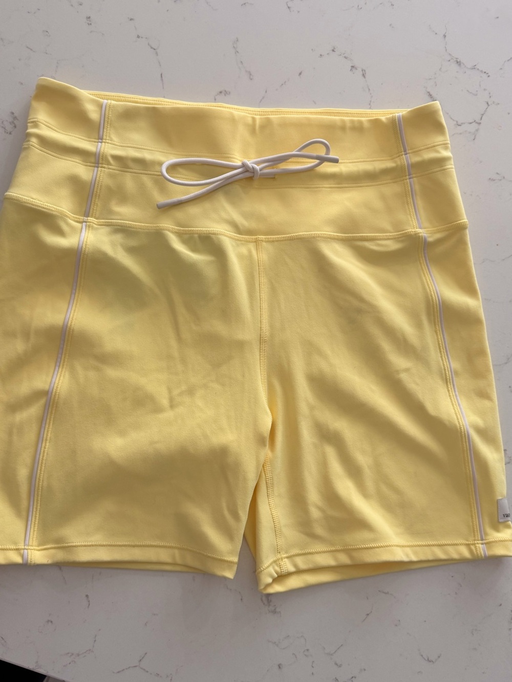 Vuori Women’s Yellow Active Bike Shorts